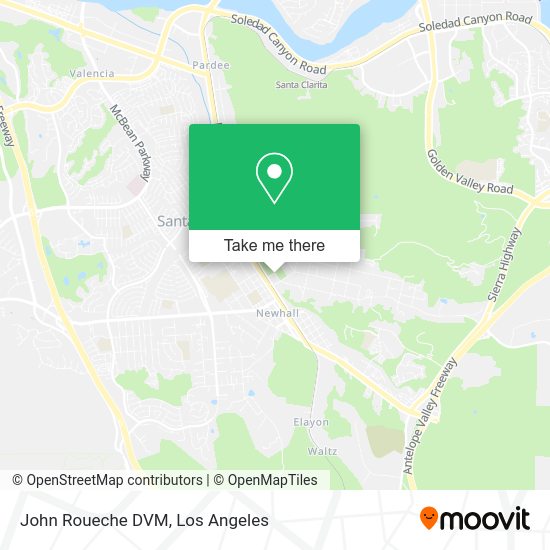 John Roueche DVM map