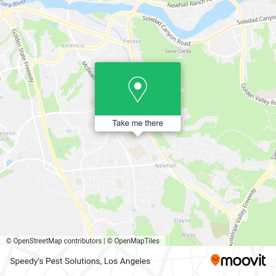 Speedy's Pest Solutions map