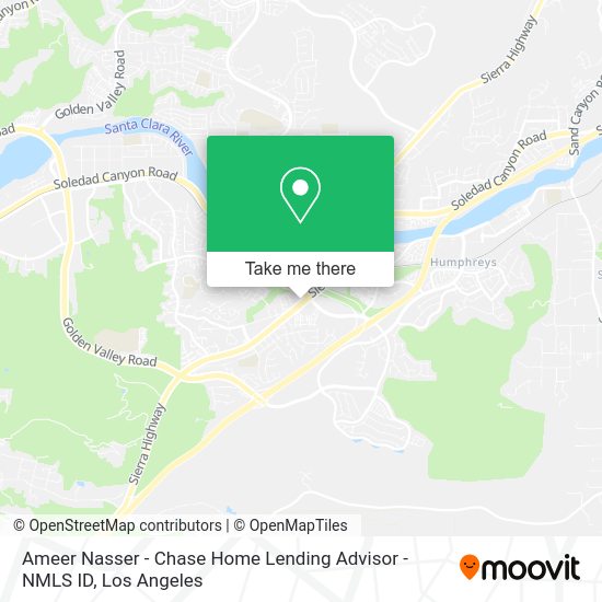 Ameer Nasser - Chase Home Lending Advisor - NMLS ID map