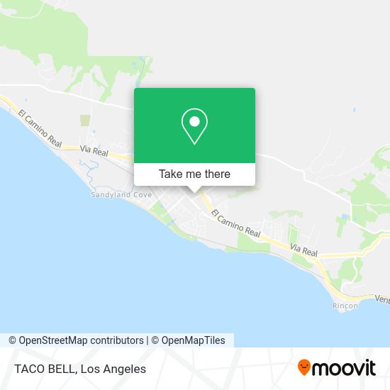 Mapa de TACO BELL