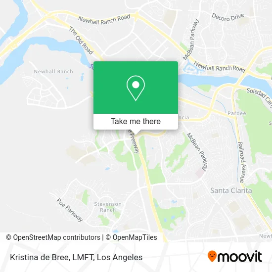 Kristina de Bree, LMFT map