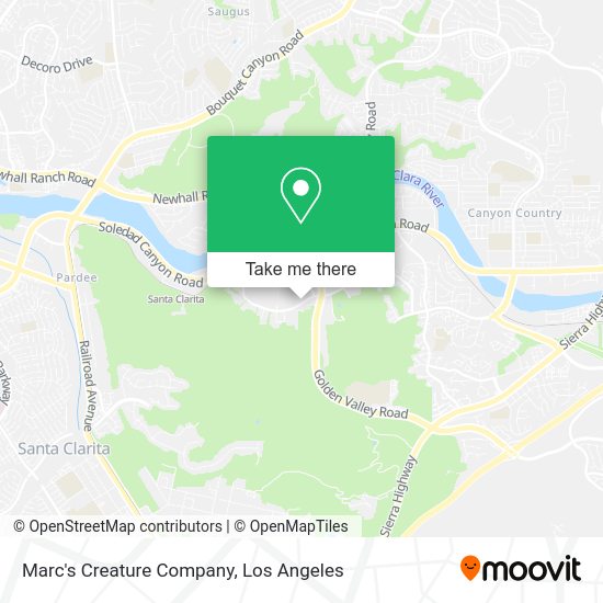 Mapa de Marc's Creature Company