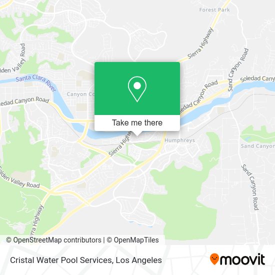 Cristal Water Pool Services map