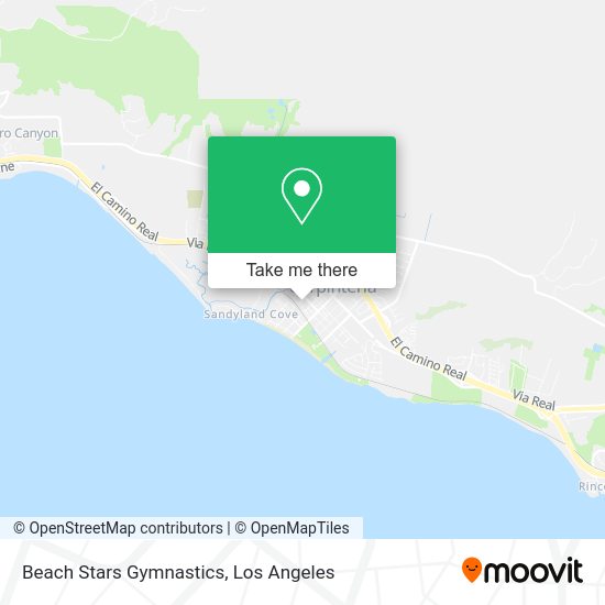 Beach Stars Gymnastics map