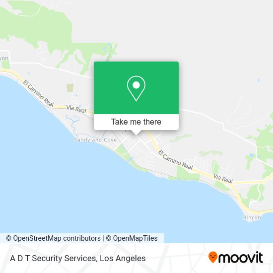 A D T Security Services map