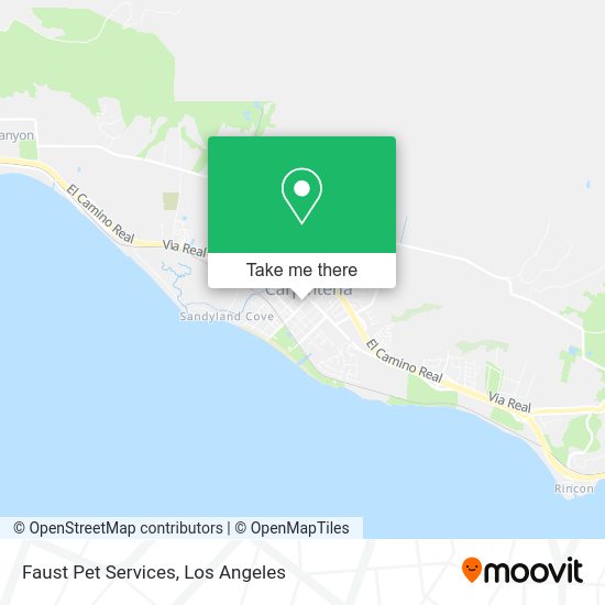 Faust Pet Services map
