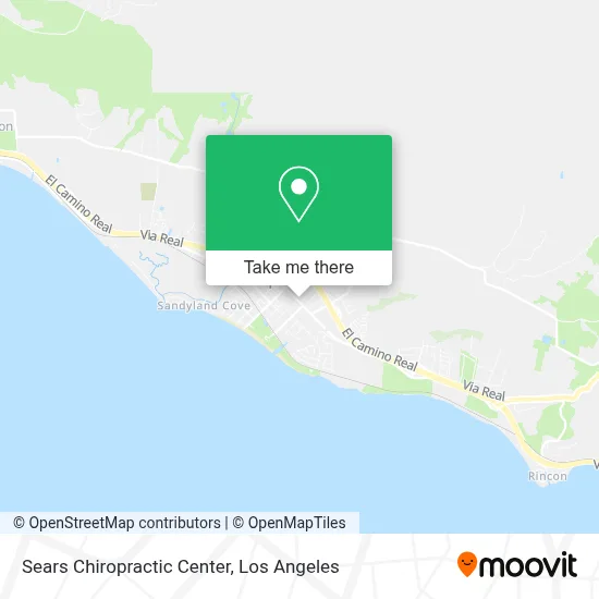 Sears Chiropractic Center map