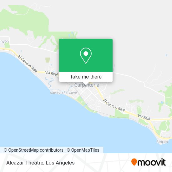Mapa de Alcazar Theatre