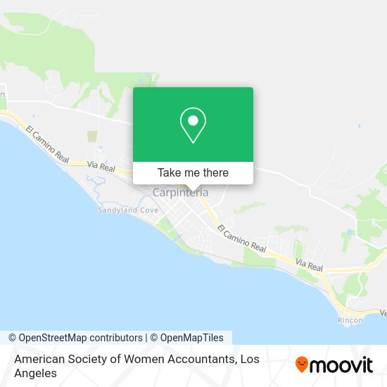 American Society of Women Accountants map