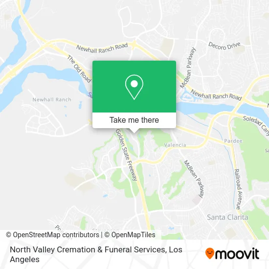 North Valley Cremation & Funeral Services map