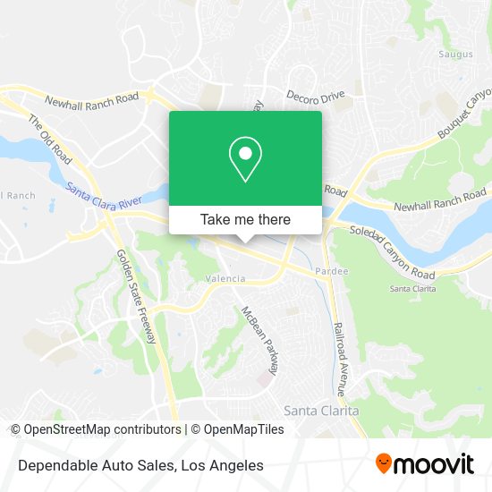 Dependable Auto Sales map