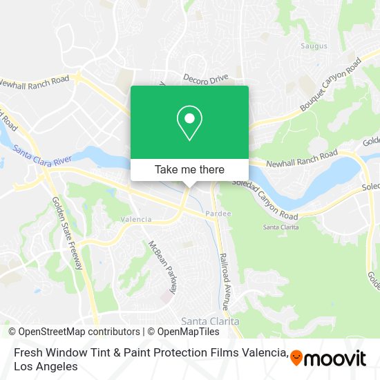 Fresh Window Tint & Paint Protection Films Valencia map
