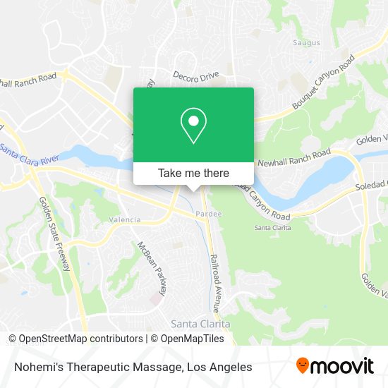Nohemi's Therapeutic Massage map