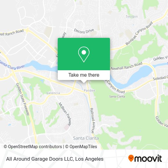 All Around Garage Doors LLC map