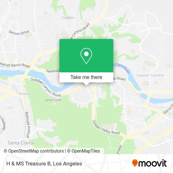 Mapa de H & MS Treasure B