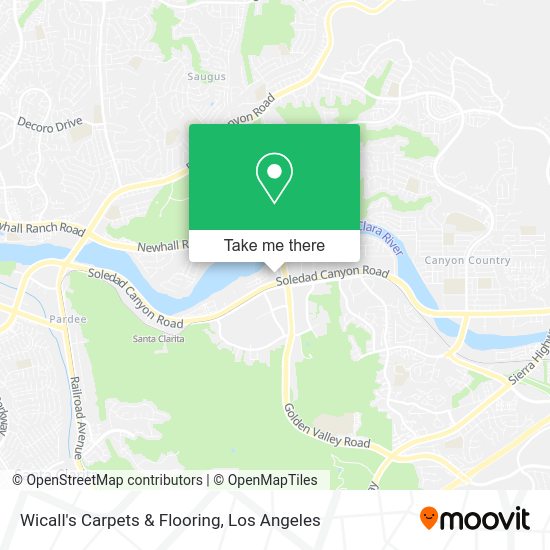 Wicall's Carpets & Flooring map