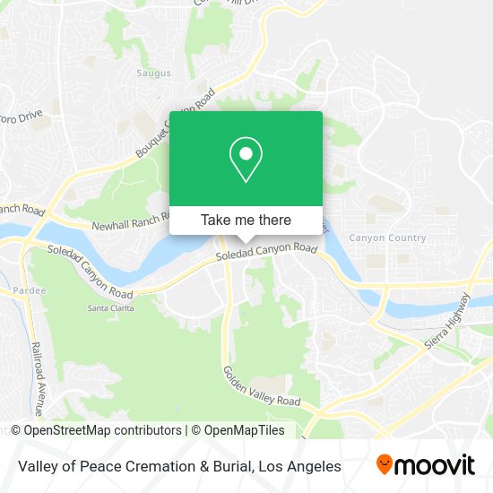 Valley of Peace Cremation & Burial map