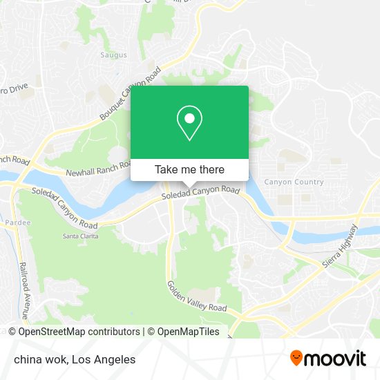 china wok map