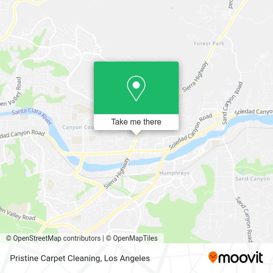 Pristine Carpet Cleaning map