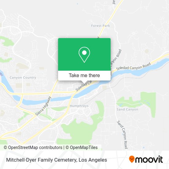Mitchell-Dyer Family Cemetery map
