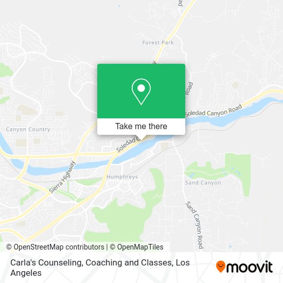 Mapa de Carla's Counseling, Coaching and Classes