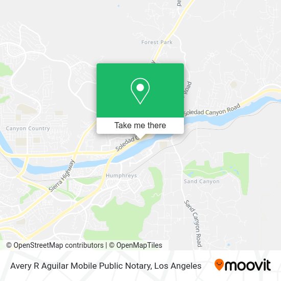 Avery R Aguilar Mobile Public Notary map