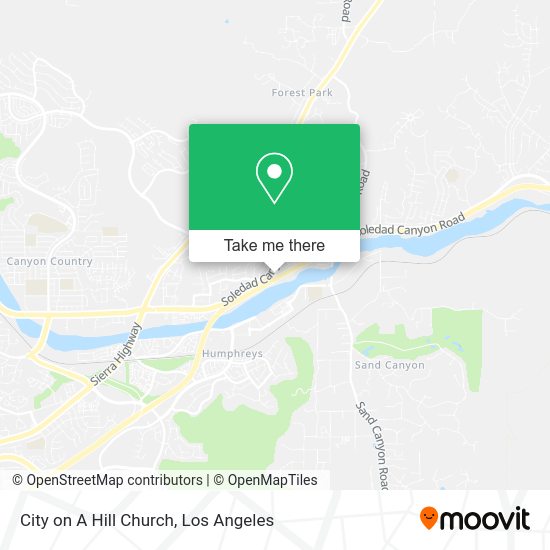 City on A Hill Church map