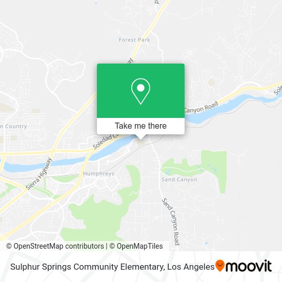 Sulphur Springs Community Elementary map