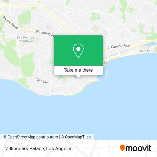 Zillionears Palace map