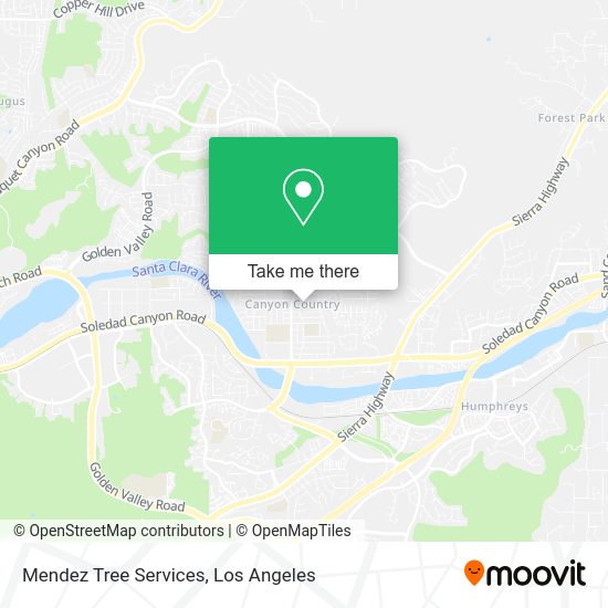 Mendez Tree Services map