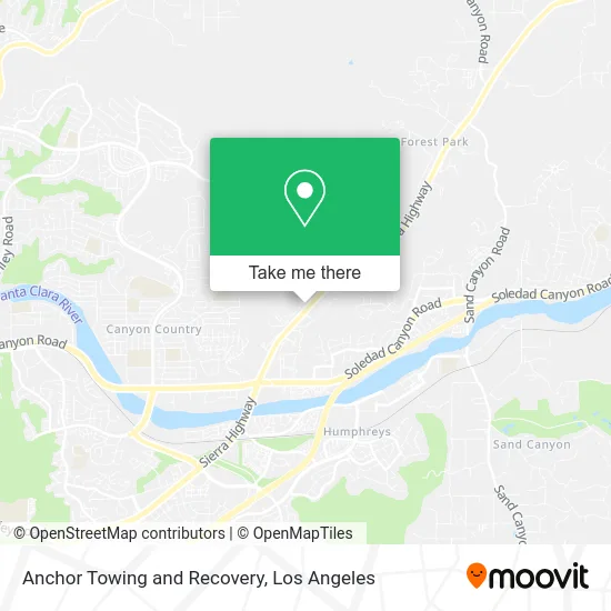Mapa de Anchor Towing and Recovery