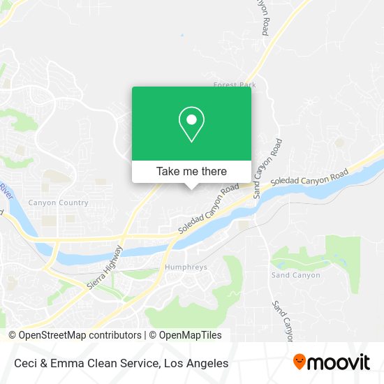 Ceci & Emma Clean Service map
