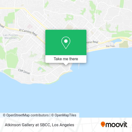 Atkinson Gallery at SBCC map