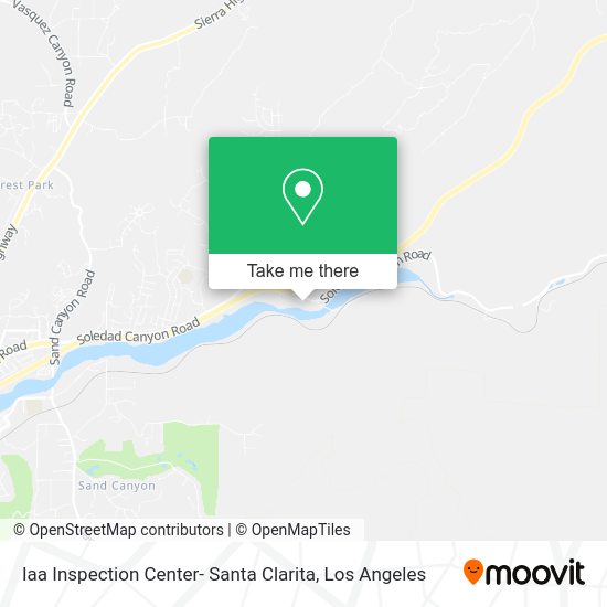 Iaa Inspection Center- Santa Clarita map