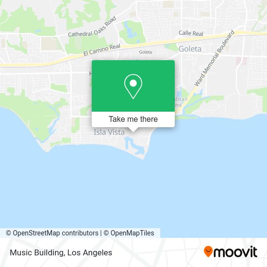 Mapa de Music Building