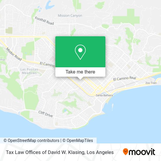 Tax Law Offices of David W. Klasing map