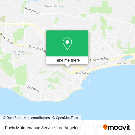 Davis Maintenance Service map