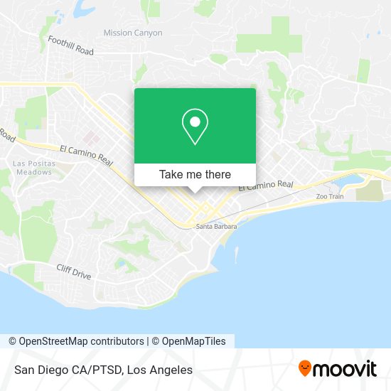 San Diego CA/PTSD map