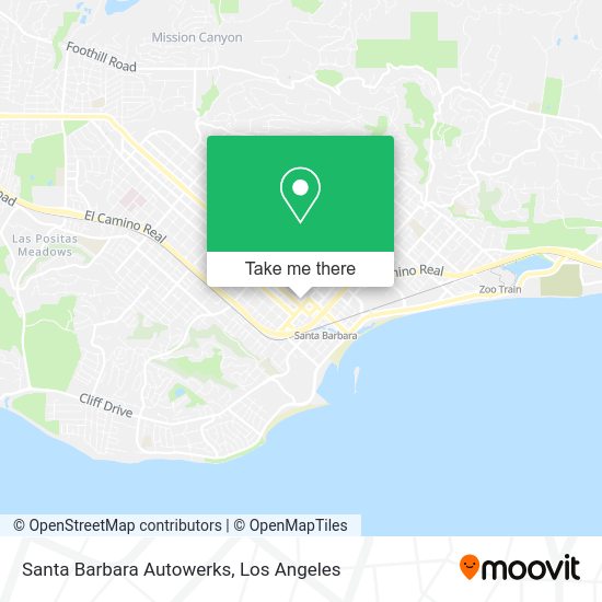 Santa Barbara Autowerks map