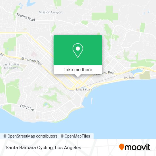 Santa Barbara Cycling map