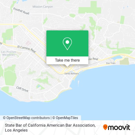 State Bar of California American Bar Association map
