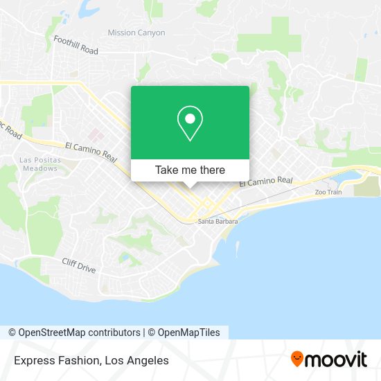 Mapa de Express Fashion