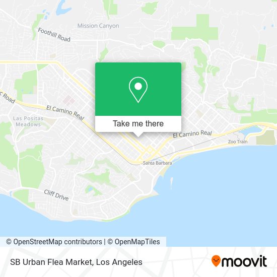 SB Urban Flea Market map