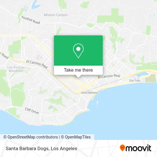 Santa Barbara Dogs map