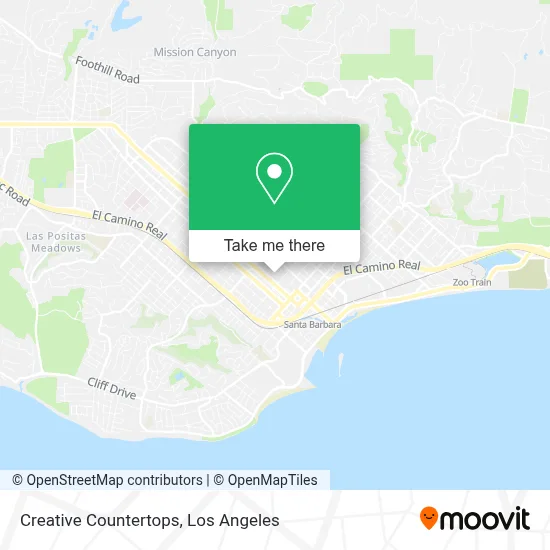 Creative Countertops map