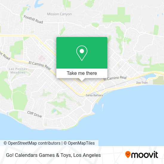 Mapa de Go! Calendars Games & Toys