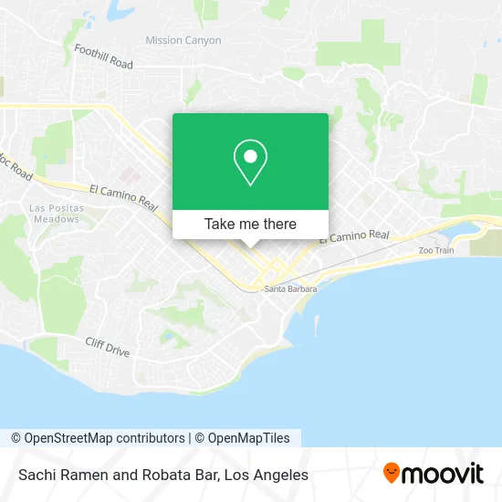 Mapa de Sachi Ramen and Robata Bar