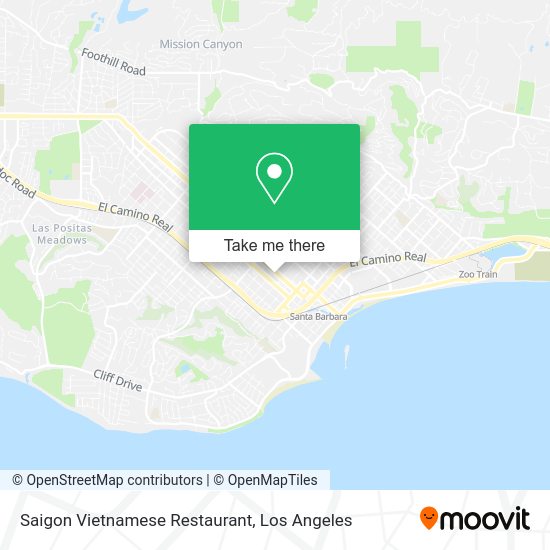 Saigon Vietnamese Restaurant map