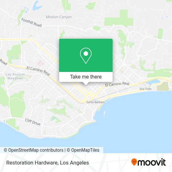 Restoration Hardware map