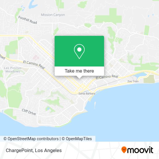 Mapa de ChargePoint